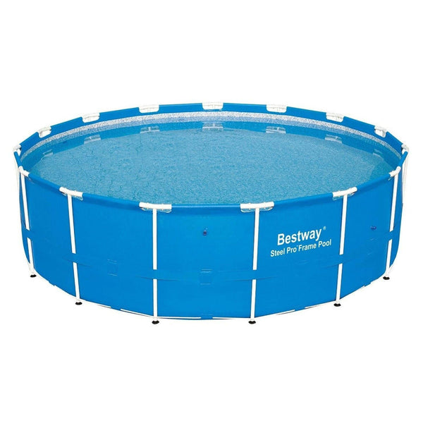Bestway 15ft x 48in Steel Pro Frame Above Ground Pool w/Cartridge Filter Pump