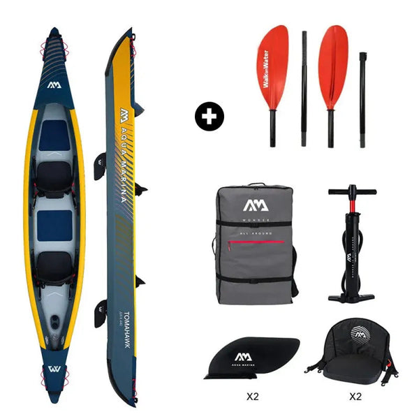 Kayak Gonflable Aqua Marina Tomahawk AIR-K pour 2 personnes